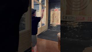 Throwing Axes in a Bar after a few beers shortvideo What could go wrong 🪓 [upl. by Tam256]