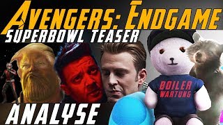 AVENGERS Endgame Big Game TV Spot ANALYSE amp Theorien BOILER Avengers 4 [upl. by Wilder]