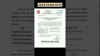 RRC GDCE 2024 Exam date Release official Notification  RRC GDCE Exam Shedule Shift Wise June2024 [upl. by Yecam]