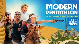 Sports Explainer  Modern Pentathlon at Paris 2024 Olympic Games [upl. by Ynohtnaluap869]