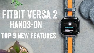 Fitbit Versa 2 with Amazon Alexa Handson Top new features explained [upl. by Ioved]