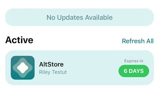 AltStore  How to refresh AltStore and other IPA apps when it expires [upl. by Dlopoel945]