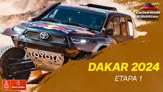 Dakar 2024  Resumen de la etapa 1 Al Ula  Al Henakiyah [upl. by Nolyad732]