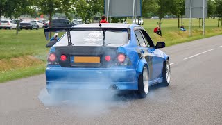 JDM Cars leaving a Carshow WILD  JAPFEST 2022 [upl. by Navis]