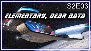 Star Trek The Next Generation Ruminations S2E03 Elementary Dear Data [upl. by Akemahs]