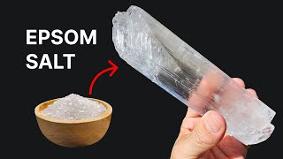 Growing A Huge Crystal from Epsom Salt [upl. by Alphard]