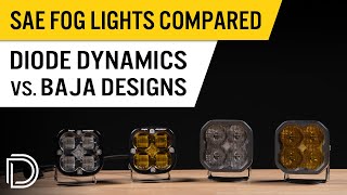 SAE Fog Light Shootout Diode Dynamics vs Baja Designs [upl. by Cohleen394]