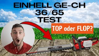 Einhell AkkuHeckenschere GECH 3665 Test Erfahrungen Review [upl. by Pacien]