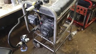 coleman powermate 6250 genpower 305 generator carburetor repair briggs and stratton 10hp ohv [upl. by Henrieta]