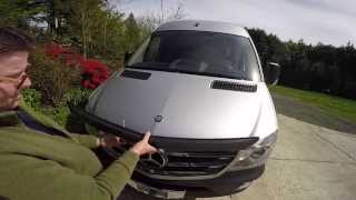 Terrawagen Sprinter Aero hood spoiler install [upl. by Ultan]