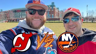 New York Islanders Vlogs Islanders vs Devils 32424 [upl. by Yedorb172]