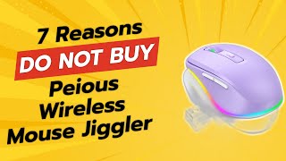 🔥 DONT BUY Peious Wireless Mouse Jiggler BEFORE WATCHING THIS VIDEO 7 Reasons [upl. by Ynes616]