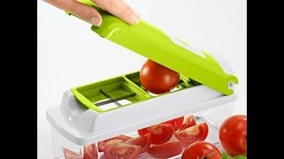 Nicer Dicer Plus cortador fatiador legumes verduras frutas [upl. by Yenetruoc451]