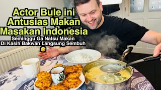 Antusias Dale Makan Masakan Indonesia Ga Nafsu Makan Tp Tambua Ciek 😀 [upl. by Swartz421]