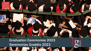 Cardiff University Graduation 2023 – Tuesday 18 July 0930 [upl. by Aineg]