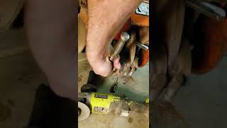 How to sharpen teeth on husqvarna sg13 stump grinder [upl. by Eriha]