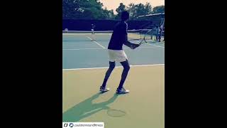 Prajnesh Gunneswaran and Manas Dhamne practice video [upl. by Flossi58]