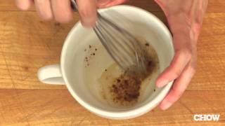 How to Make a Brownie in a Mug  CHOW Tip [upl. by Demeter399]