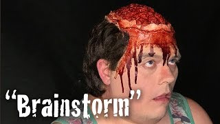 Brainstorm foam latex prosthetic [upl. by Yendirb]