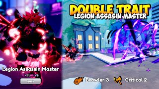 LEVEL 70 LEGION ASSASIN MASTER EVOLVED DOUBLE TRAIT IN ANIME DEFENDERS [upl. by Zorana]