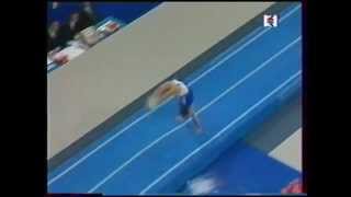 Robert SMALL GBR tumbling  2001 French internationals EF [upl. by Stanwin]