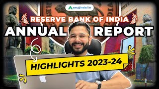 RBI Annual Report 202324  Key Highlights  RBI Grade B 2024 Preparation  RBI Current Affairs [upl. by Alexander]