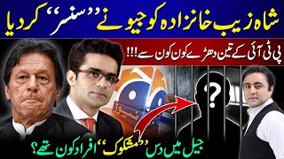 Geo CENSORED Shahzeb Khanzada  Who are THREE FACTIONS of PTI  Mansoor Ali Khan [upl. by Jehoash]