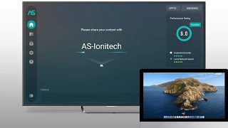 Mirror the entire screen on macOS to AirScreen using AirPlay [upl. by Anilocin]