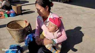 A single mother and her daughter pick oranges to sell and work on the farm Duyên singlemom [upl. by Aslin]