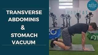 Transverse abdominals amp stomach vacuum exercises  The MSK Physio [upl. by Nrev]