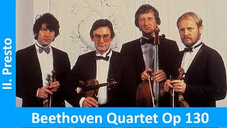 Melos String Quartet Beethoven Op 130 II Presto 1990 [upl. by Gilead]