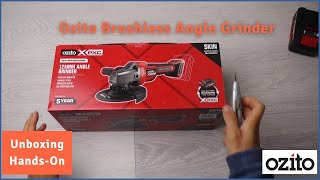 Ozito PXC 18V 125MM Brushless Angle Grinder [upl. by Ahsitniuq879]