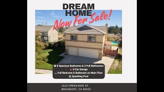 Hot New Listing  1510 Creekside St Beaumont CA 92223  October 2024 [upl. by Dyke]