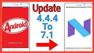 How To Update Your Android Version 444 To 800  How To Update Android Version 444 To 71 [upl. by Oniratac528]