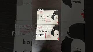 Fake vs Original kojie San soap skincarereview shortsskincare skincareproductreview [upl. by Worthington]