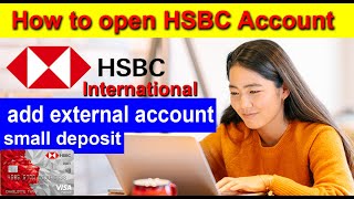 How to open HSBC account online HSBC bank account online Debit card credit card [upl. by Kerry189]