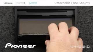 How To  Detachable Face Security on Pioneer NEX Receivers 2017 [upl. by Amsirak]