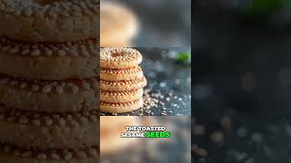 Irresistibly Soft and Chewy Sesame Date Cookies shorts SesameAndDateCookiesCookieRecipe [upl. by Hali]