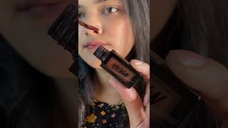 Nykaa matte to last Transfer proof liquid lipstick CHAI 18 swatch 💄shortsyoutube nykaareview [upl. by Elmina]