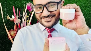 Anua peach 77 niacin enriched cream  Honest Review  Brightening  Anti Aging [upl. by Eilah]