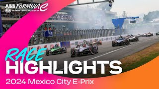 Hankook Mexico City EPrix Race Highlights  Formula E [upl. by Attolrahc]