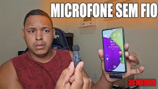 COMO INSTALAR E USAR O MICROFONE SEM FIO WIRELES NO TELEFONE ANDROID [upl. by Lelith542]