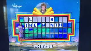 Incorrect sound effect gets played while a contestant guesses a correct letter on WheelOfFortune UK [upl. by Karia]