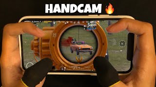 HANDCAM  Aggressive Gameplay🔥 4 Fingers  Gyroscope  PUBG Mobile [upl. by Gleeson]