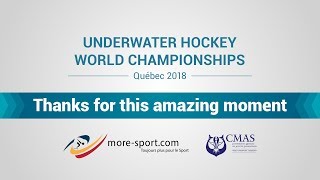 Underwater Hockey World Championships  Québec 2018 [upl. by Fionnula]