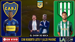 BOCA JUNIORS vs BANFIELD EN VIVO con ROBERTO LETO desde La BOMBONERA  Relato EMOCIONANTE [upl. by Naujet]