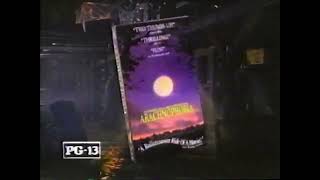 Arachnophobia VHS Release Ad 1991 low quality [upl. by Miguel]