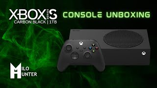 Unboxing the XBOX Series S Carbon Black  1TB Edition [upl. by Donica]