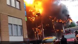 Part 1 Liseberg oceana huge fire 😢 Exclusive graphic video Original [upl. by Warrin]