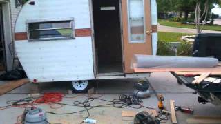 Vintage Camper Restorationwmv [upl. by Hollah]